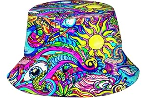 AKMCBSH Trendy Bucket Hat - Comfortable Packable Sun Beach Hat for Women Men, Perfect for Outdoor Activities Travel Hiking