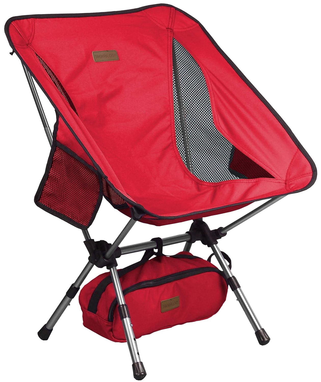 no Side Pockets Black Trekology YIZI Go Portable Camping Chair