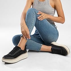 AIRHAS Women Espadrille Platform Sneakers Chunky