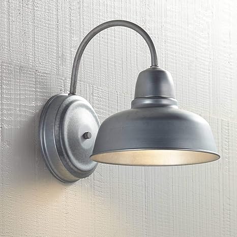 Rustic Farmhouse Outdoor Wall Light Fixture Urban Barn Galvanized
