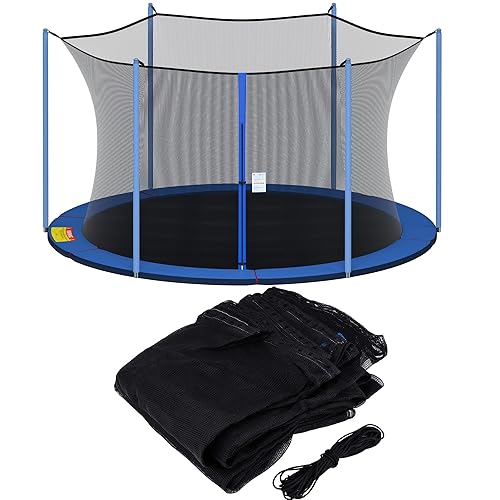 14Ft Replacement Weather-Resistant Trampoline Safety Enclosure Net