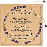 VIBILIA Cross Bracelet for Women, Boho Beaded Bracelets for Women, Christian Gifts, Jesus Bracelets Birthday Gifts for Women Mom Daughter Wife Sister Friend on Valentine's Day Easter Mother's Day