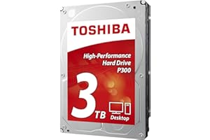 Toshiba P300 3TB Desktop 3.5 Inch SATA 6Gb/s 7200rpm Internal Hard Drive