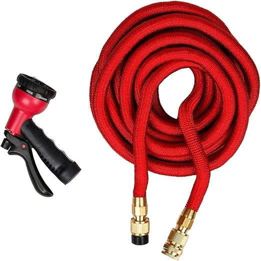 Uvistar Gartenschlauch Wasserschlauch Flexi Wonder Dehnbar mit Brause