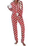 Ekouaer Pajamas Set Long Sleeve Sleepwear Womens
