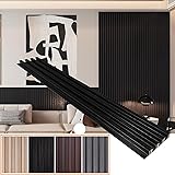 YU LI 3DH WPC Slat Wall Panels 12-Pack 48x 6in & 4