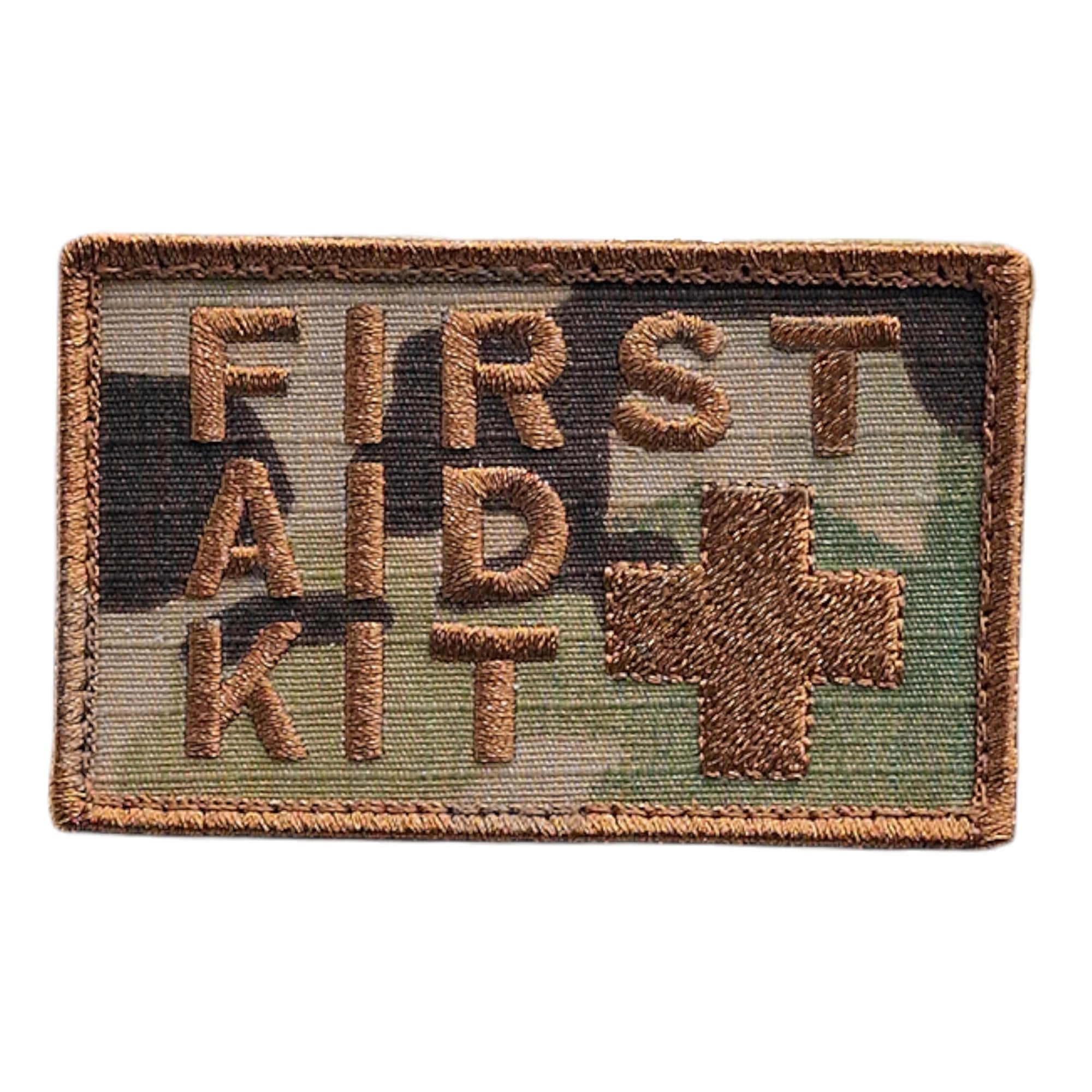 Multicam First Aid Kit 2x3.25 IFAK Medic MED Trauma Paramedic Morale Fastener Patch