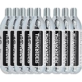 ThinkRider 16g Threaded CO2 Cartridges, CO2 Cartridges for Use with CO2 Bike Tire Inflator, C02 Cartridges for MTB & Road Bikes,Quantity 10