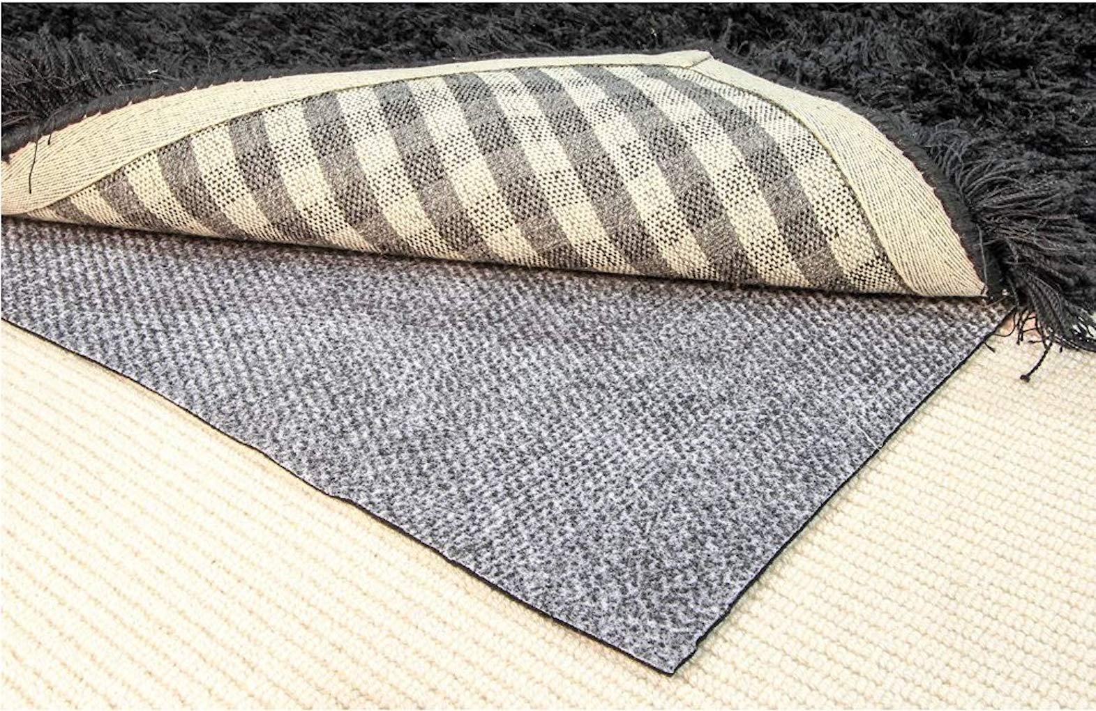 Photo 1 of Hold-a-Rug Plush 2' x 11' Nonskid, Nonslip Rug Pad, Reversible Gripper, ¼ Thick, Safe for All Floors and Carpet, Keep Area Rugs Secure