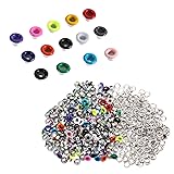 210 Set 3mm Metal Eyelets for Paper Crafts