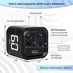 VEWINGL Cube Productivity Timer, 5/10/30/60 Min