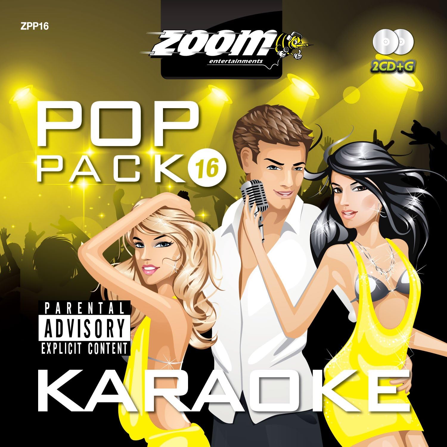 Zoom Karaoke CD+G Zoom Pop Pack 16 Double CD+G Karaoke Pack by Zoom