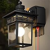 Dusk to Dawn Outdoor Lights with GFCI Outlet Sensor