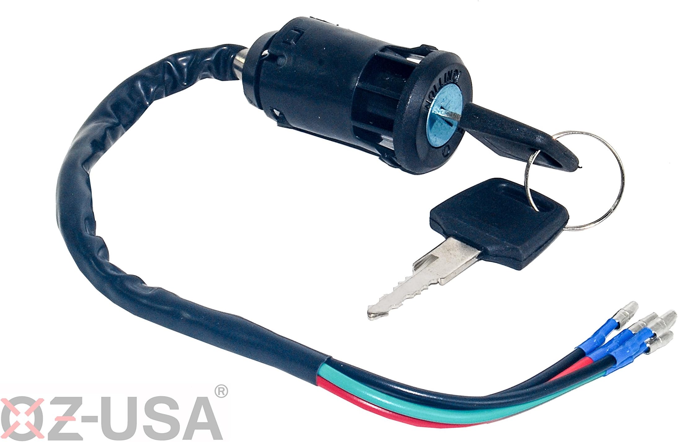 OZ-USA Key Ignition Switch Dual Sport Dirt Bike WR YZ YFM ATV Warrior Banshee XT