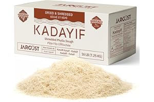 Bulk Dried & Shredded Kataifi 7.25kg, Shredded Fillo Dough, Pastry Dough, Chopped Katayif, Ingredient for The Viral Dubai Pis