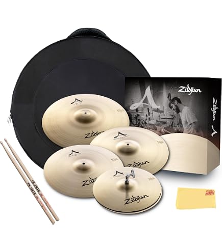 Amazon.com: Zildjian A391 A Sweet Ride Cymbal Pack Bundle with