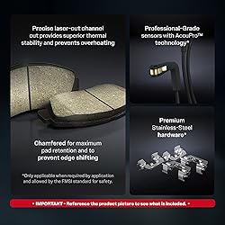 SIM Front Rear Semi-Metallic Brake Pads Kit