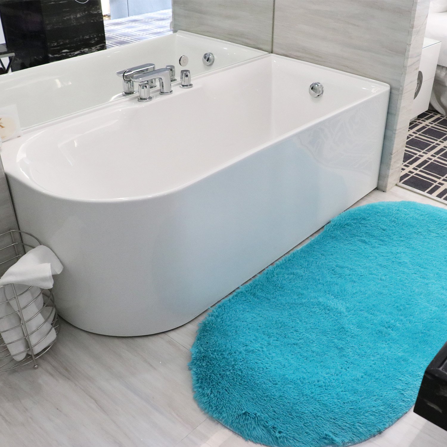 Supmaker Ultra Soft Children Rugs Room Mat Modern Shaggy Area Rugs Home Decor 2.6\' X 5.3\'