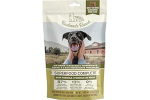 Superfood Complete, Air-Dried Adult Dog Food - High Protein, Zero Fillers, BADLANDS RANCH Superfood Nutrition by Katherine He