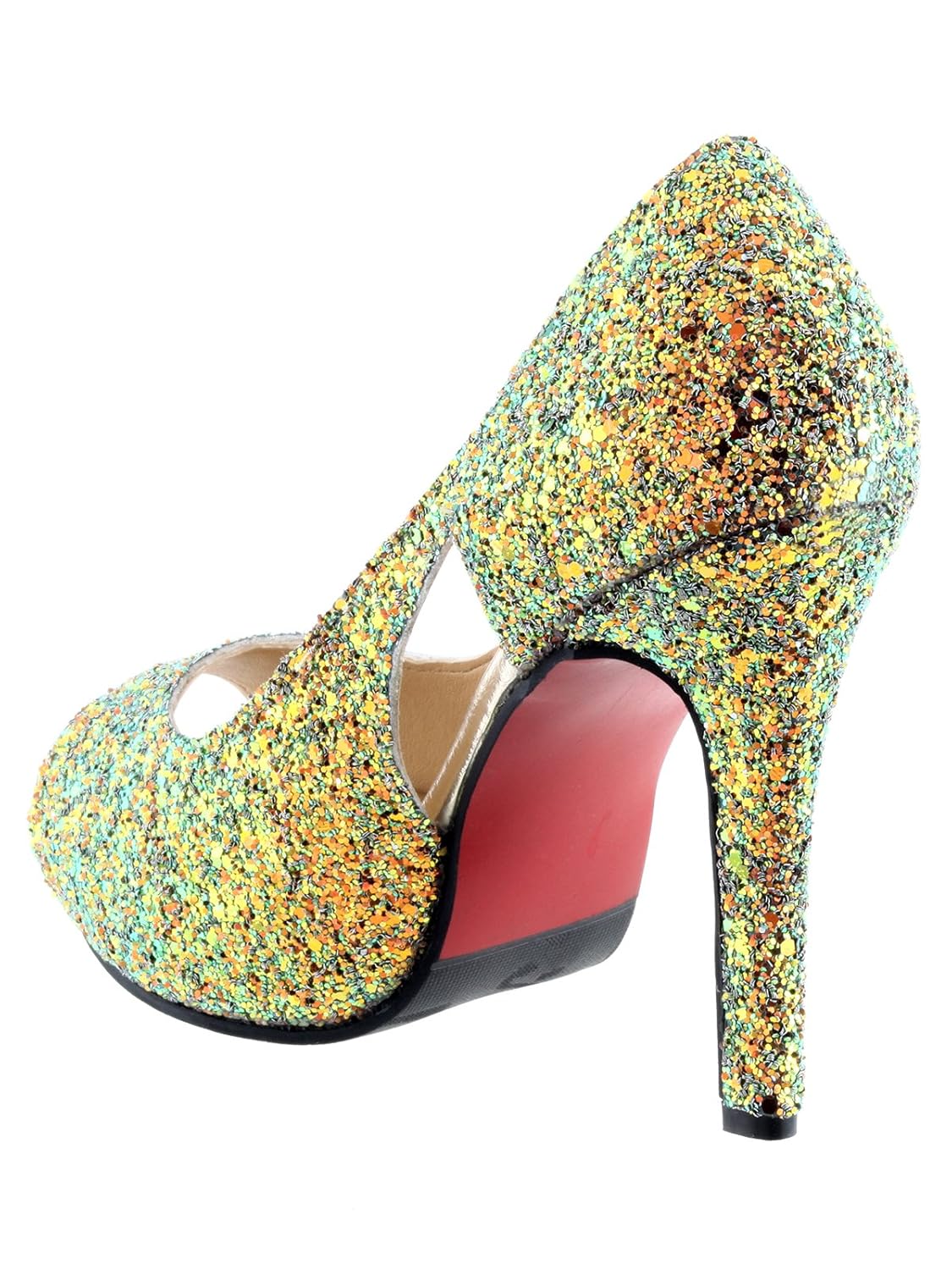 shuz touch golden pumps & peeptoes