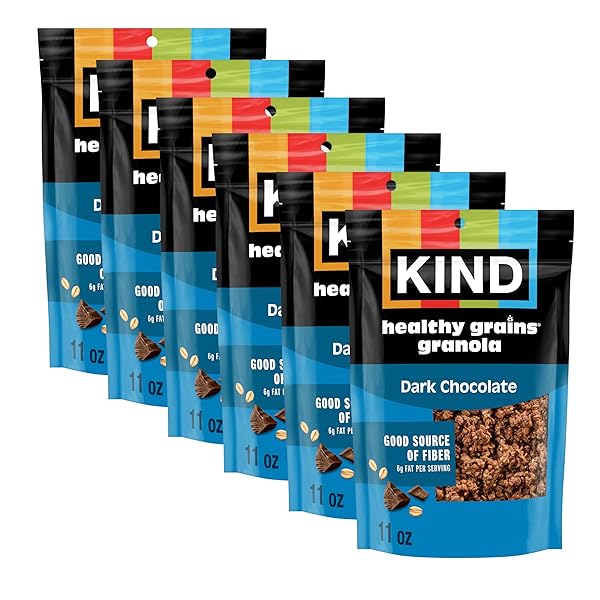 KIND HEALTHY GRAINS GRANOLA, DARK CHOCOLATE CLUSTERS, GLUTEN...