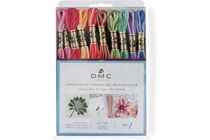 DMC F25PK36 Variegated Embroidery Floss, Assorted, 36-Pack
