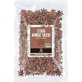 Soeos Star Anise, Star Anise Whole, Anise Seeds, NON-GMO Verified，16 Ounce | Great for Baking and Tea, Anis Estrella, Whole Chinese Star Anise Pods, Dried Anise Star Spice