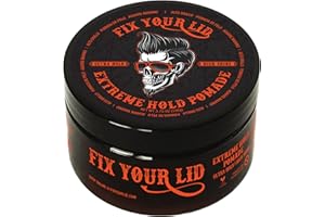 Fix Your Lid Extreme Hold Hair Pomade For Men - High Shine Water Based Hair Gel 3.75 oz - Easy To Wash Out