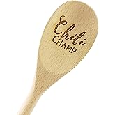 Chili Trophy Chili Champ Wooden Spoon 14in | Ideal Chili Prize for Chili Cookoff Winner Champions | Event Chili Cook Off Prizes or Cook Off Trophies | USA