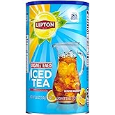 Lipton Unsweetened Iced Tea Mix, 28 qt (Pack of 2)