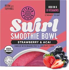 Pitaya Foods, Bowl Acai Strawberry Swirl Organic, 6 Ounce