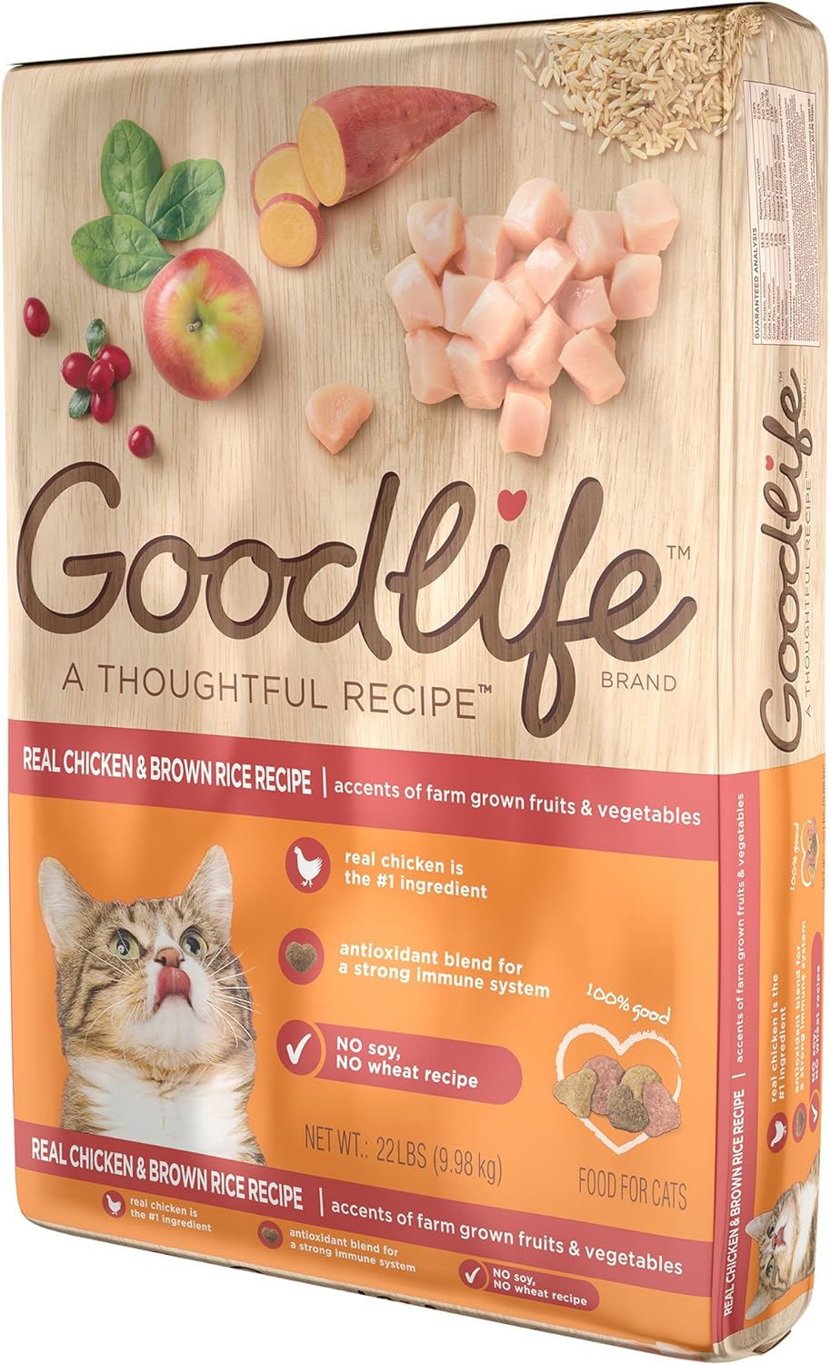 goodlife cat food 22 lbs