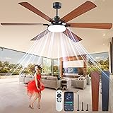 72 inch Ceiling Fans with Lights and Remote