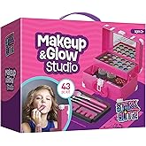 Starglitz Kids Makeup Kit for Girls, 43 Pcs Real Make Up Set, Toys Gift Ideas for Little Girl Ages 6-8 Years, Pretend Play Beauty Sets for Toddler & Kid, Birthday Gifts Ages 3 4 5-7 8-1+ Year Old Girl