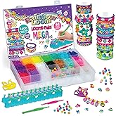 Rainbow Loom Loomi-Pals Mega Set - 5600 Bands, 60 Charms &amp; RL2.0 Board | Comprehensive Bracelet Making Kit with Carrying Case, Alpha Beads, Pony Beads, and Happy Looms for Kids Ages 7+