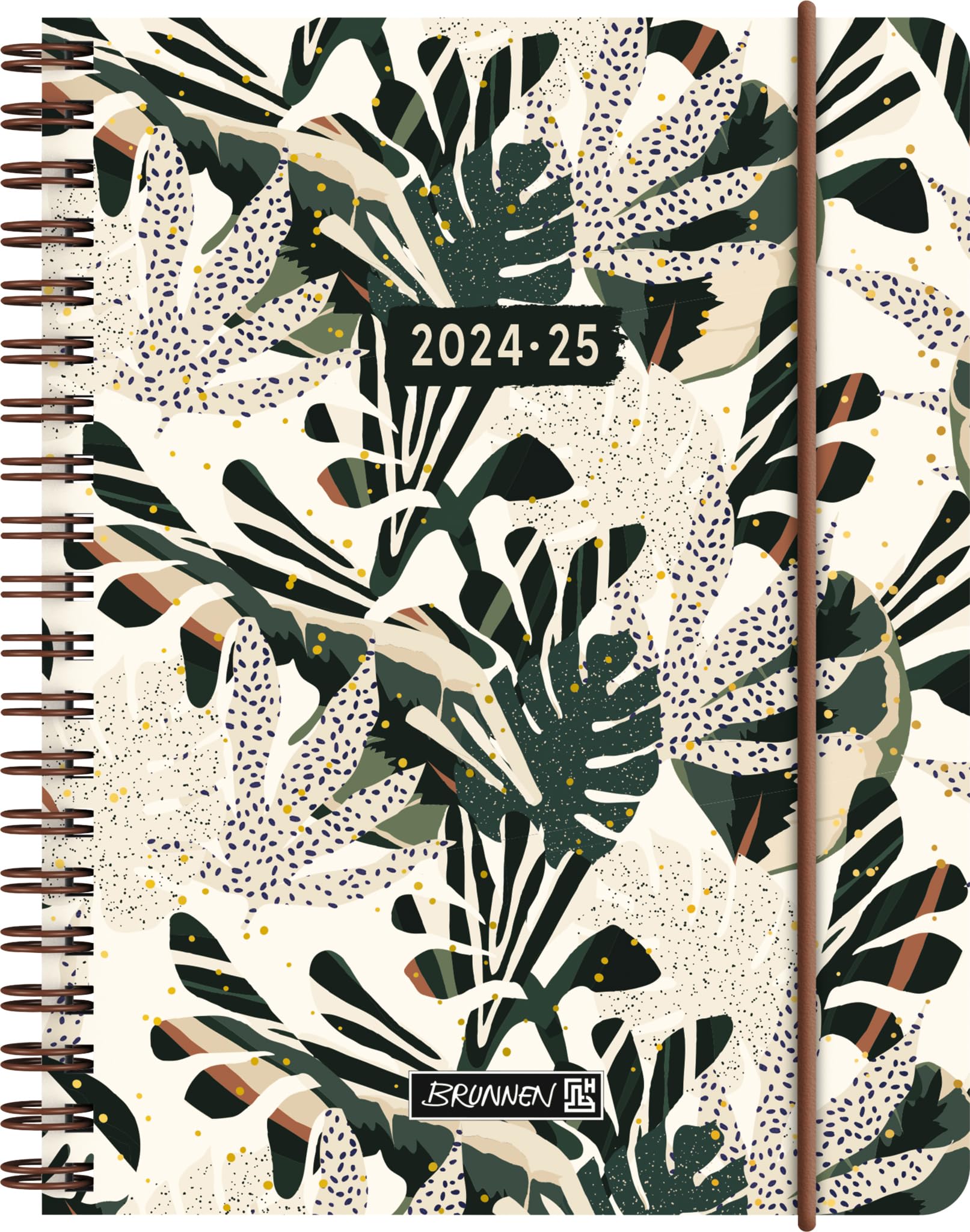 BRUNNEN 2024/2025 Little Plants Academic Diary 2 Pages = 1 Week A6 208 Pages Multicoloured