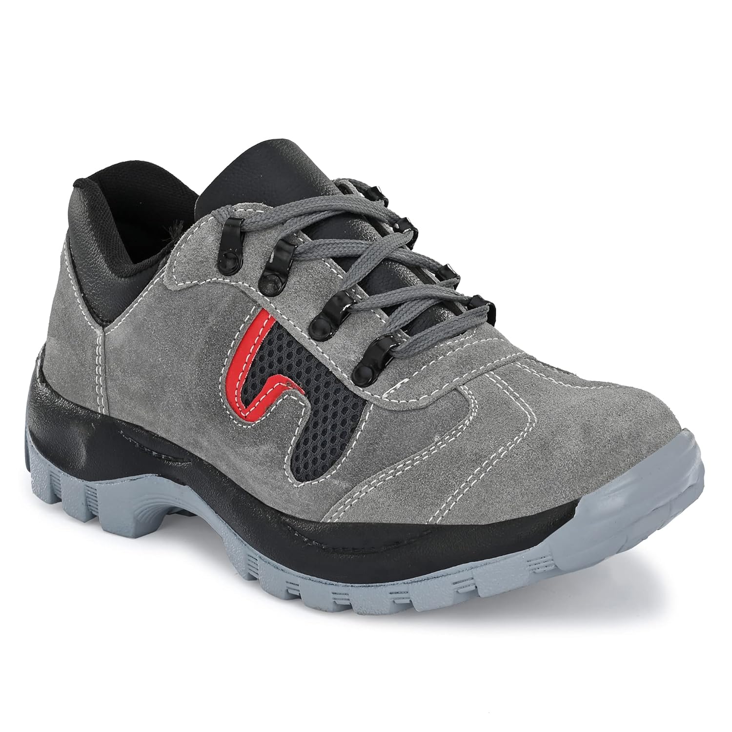 RU Stylish Safety Shoes for Men Comfortable (Numeric_8) Grey Amazon