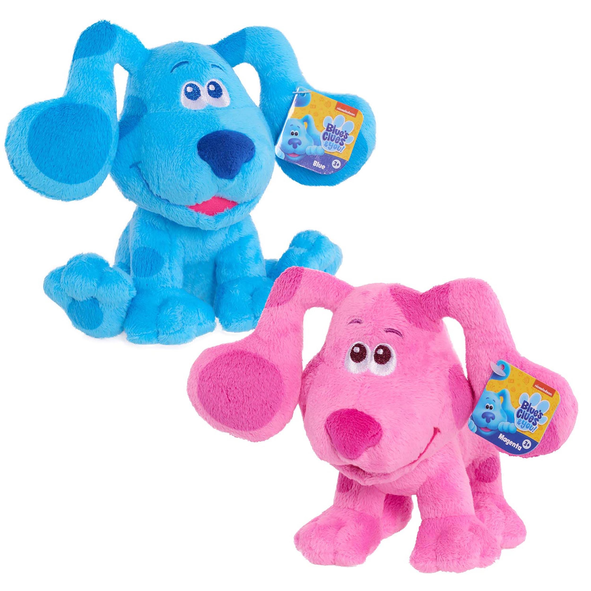 Blue's Clues & You- Blue and Friends Soft Toy, 17 cm, Different Models Available, Toy for Children from 3 Years, BLU00, BLU0000