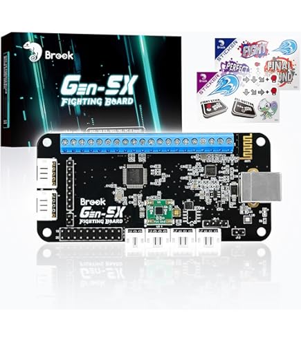 Amazon.com: Brook P5 Plus Fighting Board - Pre-Installed Header