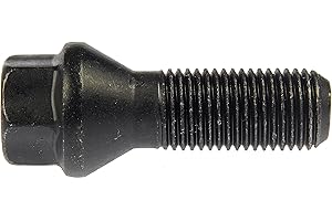 Dorman 610-522 M14-1.50 Wheel Bolt - 17mm Hex, 28.5mm Thread Length Compatible with Select BMW Models, 10 Pack