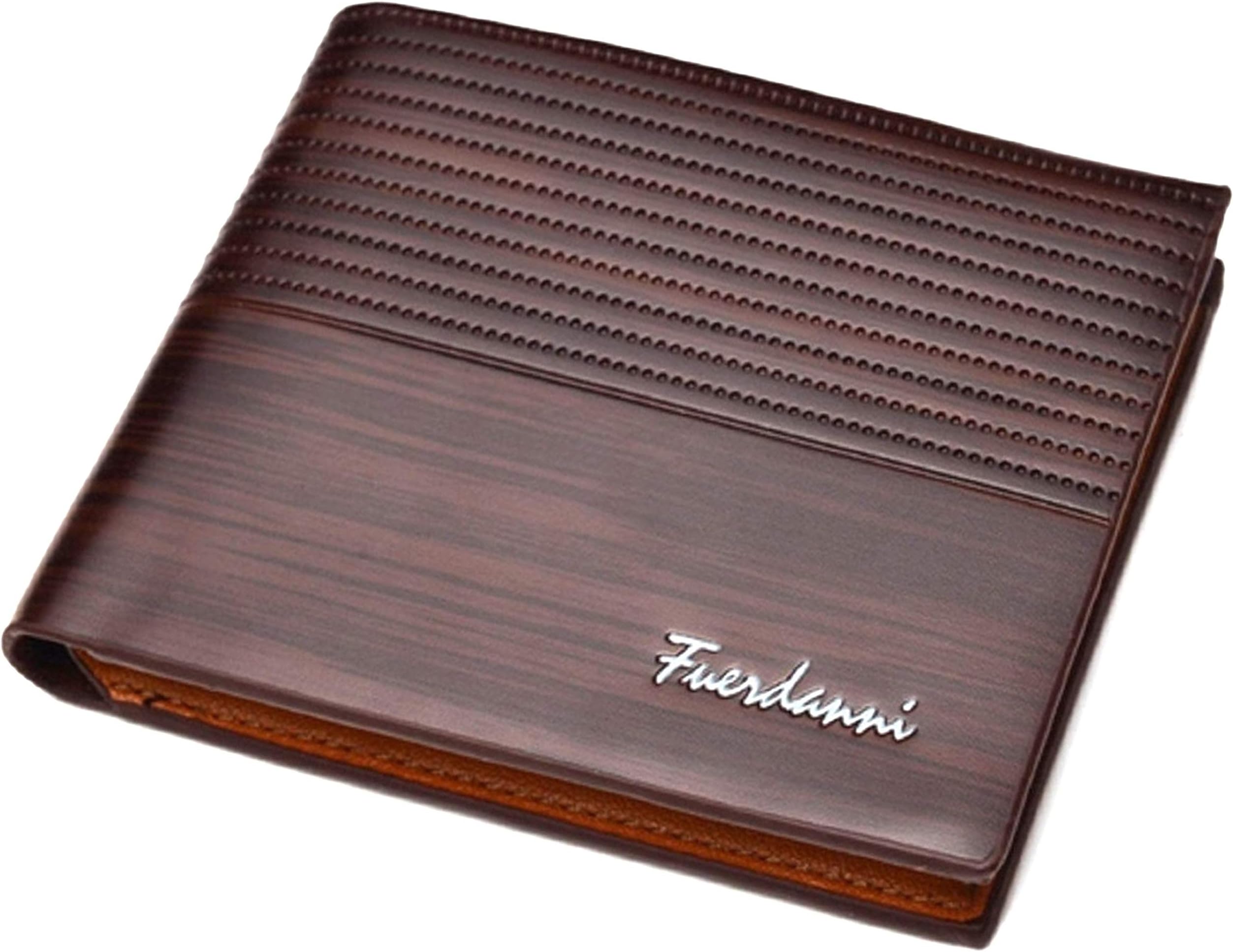 Cofee Brown Leather Men's Wallet with Card Holder