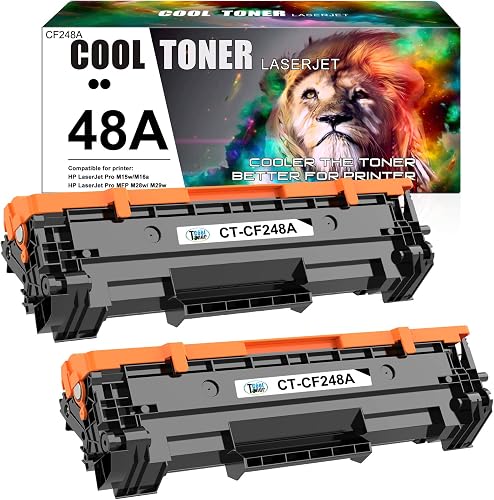 Cool Toner Compatible Toner Cartridge Replacement for HP 48A CF248A HP  Laserjet Pro M15w MFP M29w M28w Toner M15a M28a M29w M29a M16w M16a M15w  M15 M29 M28 M31 Toner Printer Ink (