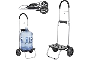 dbest products Trolley Dolly MM, Black Handtruck Cart Hardware Garden Utility