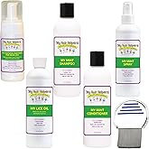 My Hair Helpers Deluxe Family-Size Head Louse Treatment Kit Includes Nit Comb, Mousse, Mint Lice Prevention Shampoo and Conditioner, Spray, and Dimethicone Oil, Works on 2-4 Kids