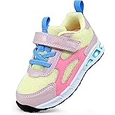 YESKIS Toddler Boys Girls Light Up Shoes LED Flashing Lightweight Mesh Breathable Adorable Running Sneakers for Toddler and Little Kid