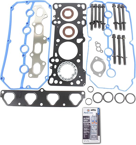 Head Gasket Set Bolt Kit Fits 0305 Kia Rio 1.6L 4Cyl