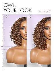 LUVME HAIR 5X5 Deep Curly 10 Inch 100% Human Hair