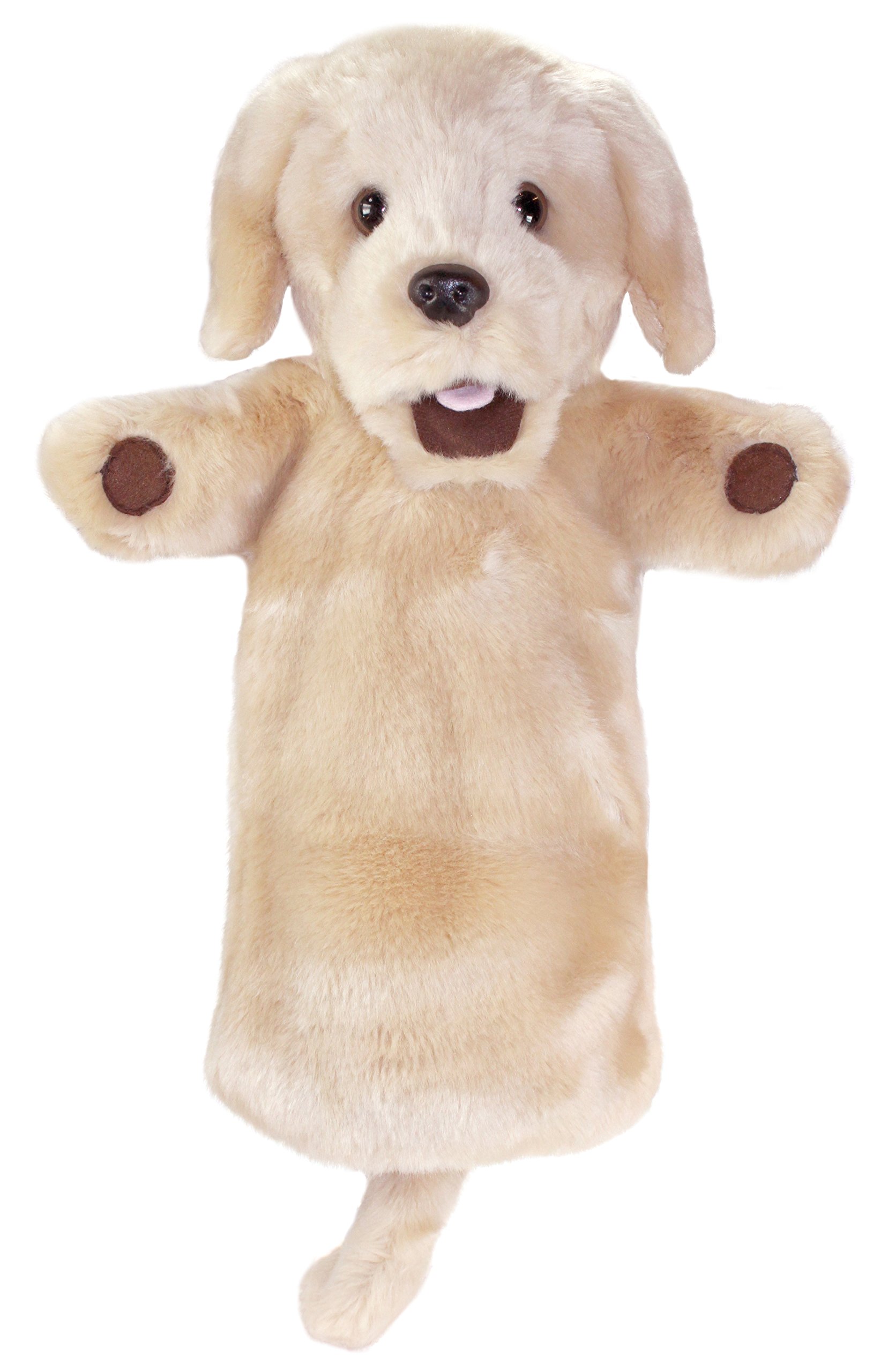 The Puppet Company - Long Sleeves - Yellow Labrador Hand Puppet, 38 cm