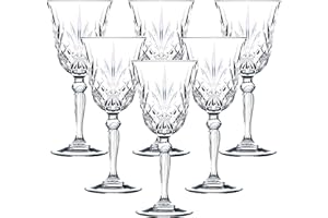 Lorren Home Trends RCR Crystal Melodia Collection Water Glass Set