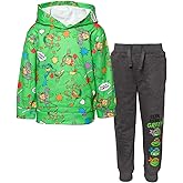 Teenage Mutant Ninja Turtles Fleece Pullover Hoodie and Pants Outfit Set Toddler to Big Kid Sizes (2T - 18-20)